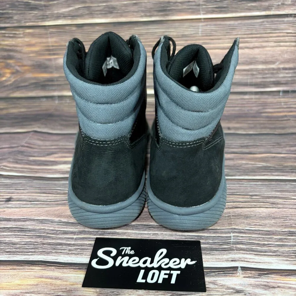 Timberland Boltero Mid Youth Suede Black‎ Lace Up Boots Size 6.5